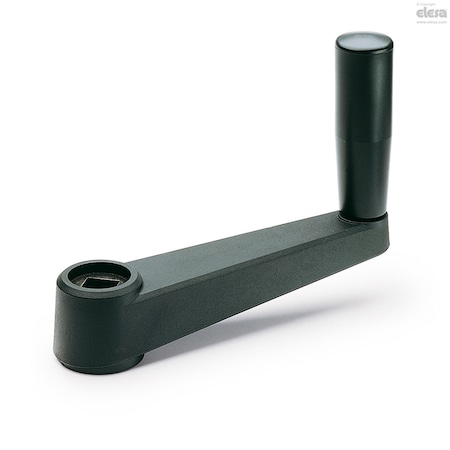 Elesa Revolving handle, boss with square hole, MT.50 AS-6x6 MT-AS